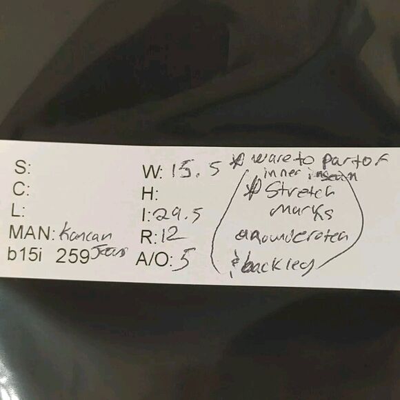 (FLAWS) Kancan Jeans Dark Wash Skinny Fit Dark Wash Stretch Womens Size 15/31 - Picture 15 of 15